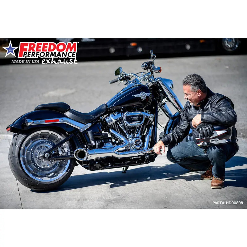 Freedom Performance Escape Shorty Turn Out 2 en 1 para Harley