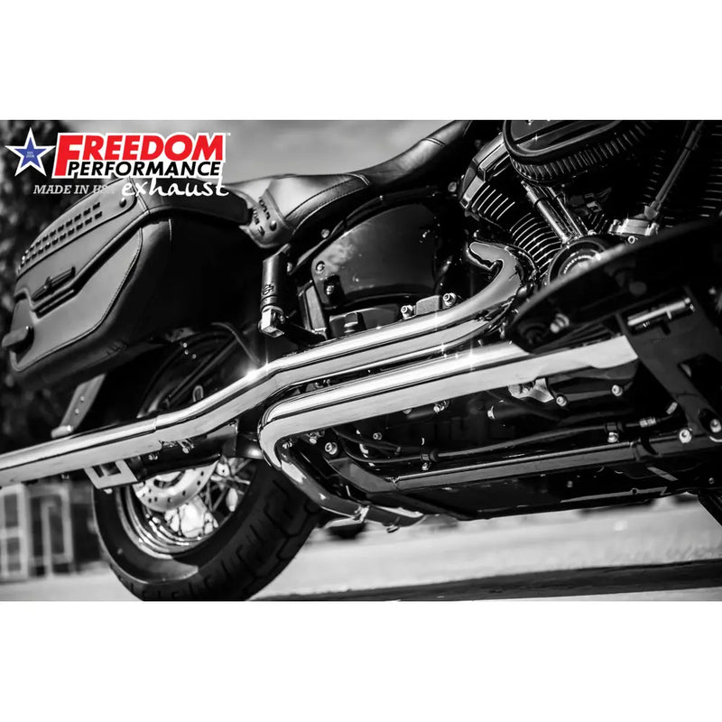 Freedom Performance Thorcat EC Approved Sharktail True Duals Escape para Harley