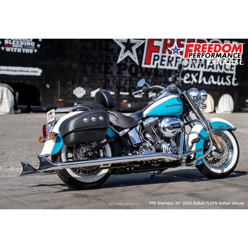 Freedom Performance Thorcat EC Approved Sharktail True Duals Escape para Harley