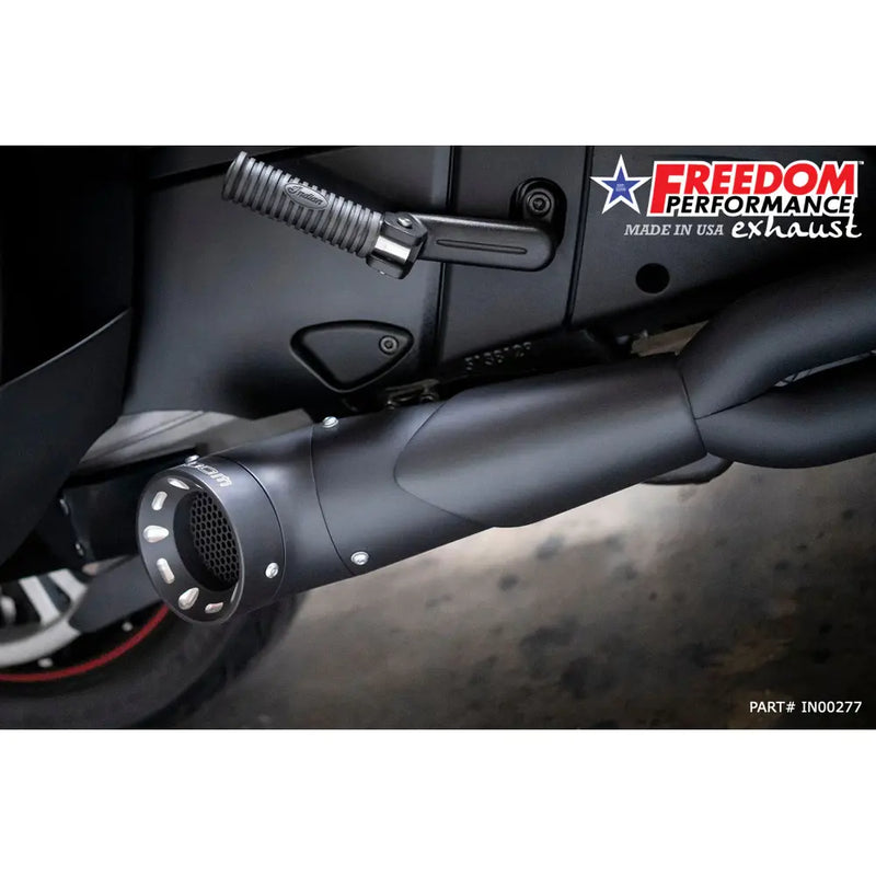 Freedom Performance Escape Shorty Turn Out Straight Cut 2 en 1 para Indian