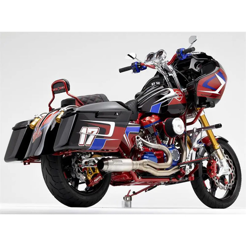 Sistema de escape Bassani Road Rage Super Bike 2 en 1 para Harley