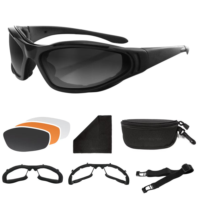 Bobster Gafas de moto convertibles Raptor II