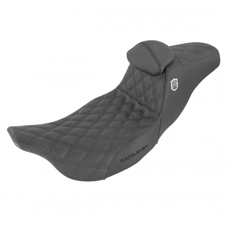 Saddlemen Asiento Pro SDC Performance Gripper Lattice Stitch para Harley