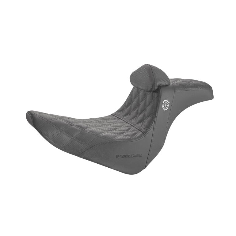 Saddlemen Asiento Pro SDC Performance Gripper Lattice Stitch para Harley