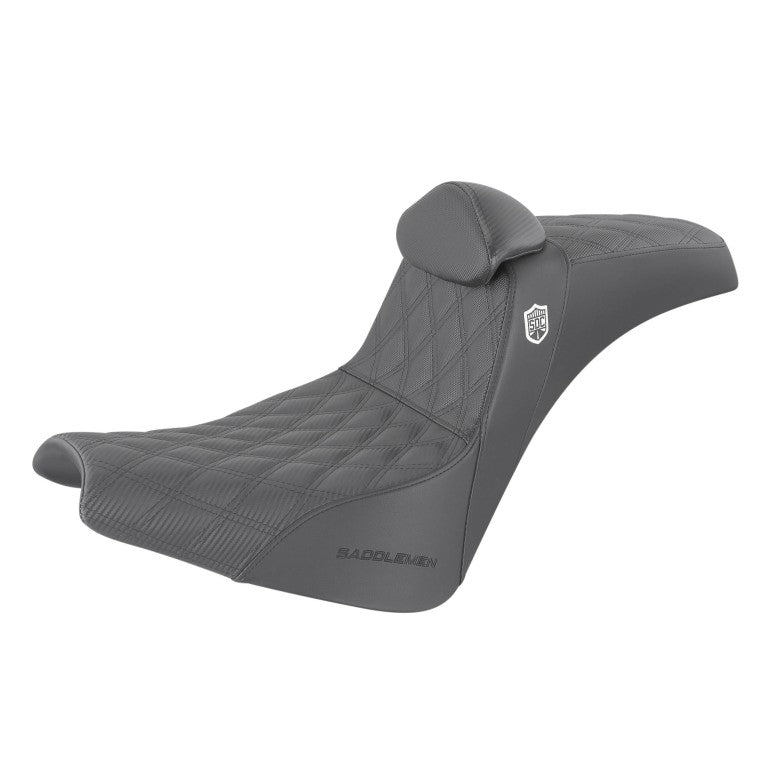Saddlemen Asiento Pro SDC Performance Gripper Lattice Stitch para Harley