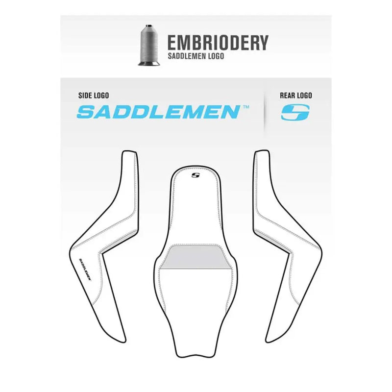 Saddlemen Step-Up Extended Reach Front Lattice Stitch para Harley