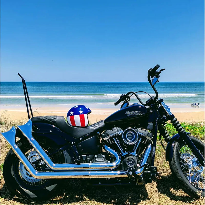 Freedom Performance Thorcat EC Approved Upsweep Sharktail Escape para Harley