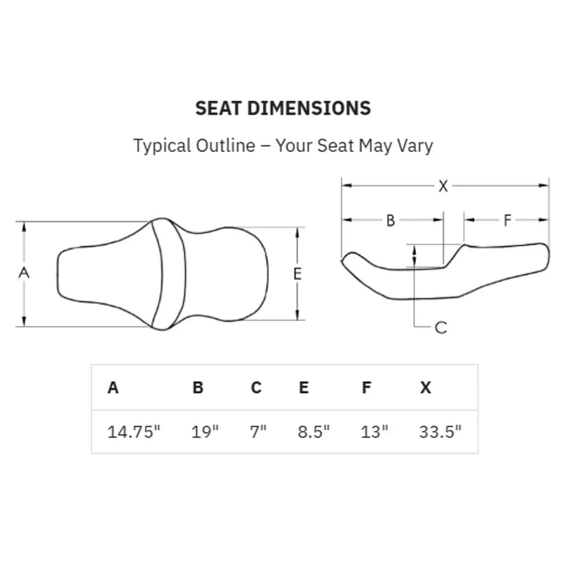 Saddlemen Asiento Klockwerks Pro Series para Indian