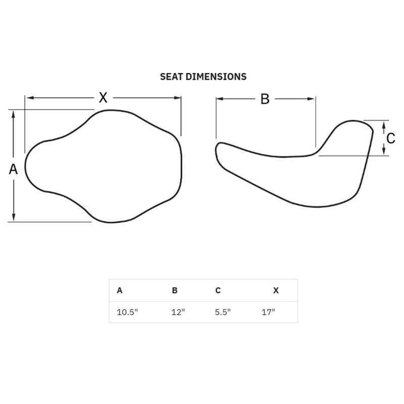 Saddlemen Asiento Knuckle Renegade Solo para Indian