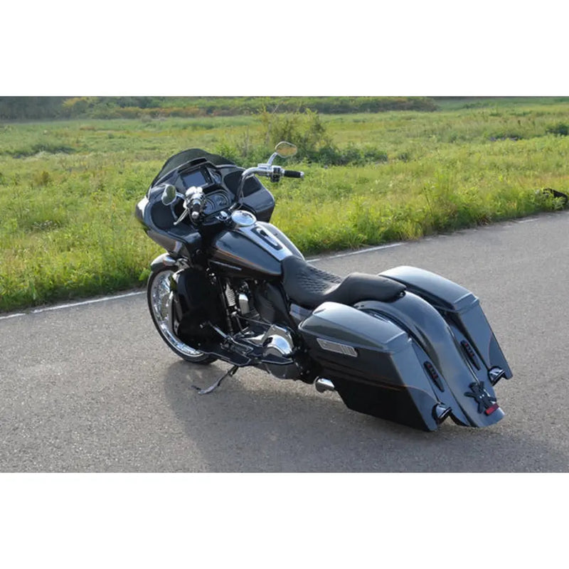 Tommy & Sons 4" Cuerpos de Alforja Estirados para Harley