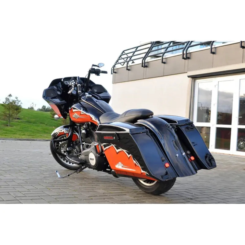 Alforjas Tommy & Sons Flow Stretched para Harley