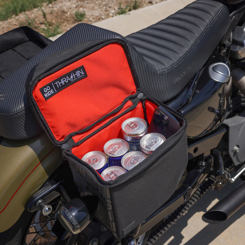 Thrashin Supply Mini Essential 8L Juego de alforjas para motocicleta