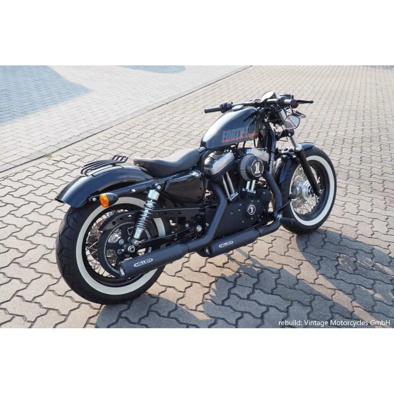 Silenciadores Miller Silverado Euro 2/3/4 Slip-On para Harley