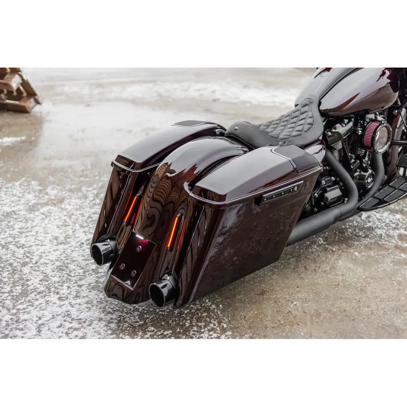 Killer Custom Carcasas de alforjas estiradas de 5" para Harley