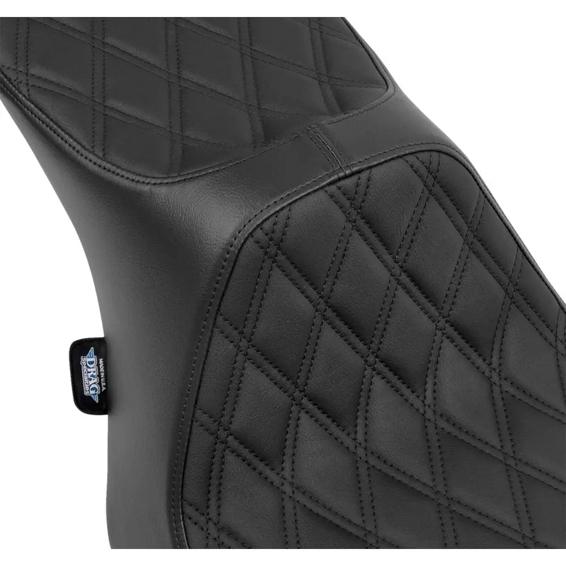 Drag Specialties Asiento Predator III para dos personas para Harley 