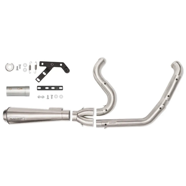 Black Duck Fighter EC Euro Approved Escape 2 en 1 para Harley