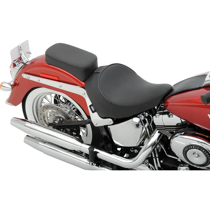 Drag Specialties Asiento individual con respaldo para Harley