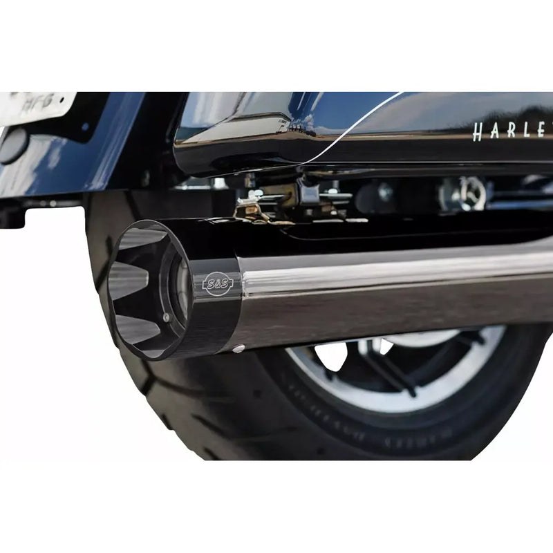 S&S Sistema de escape Sidewinder 2 en 1 para Harley