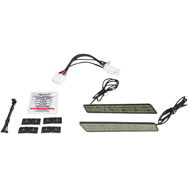 Custom Dynamics Luces LED con cierre de doble intensidad para alforjas Harley