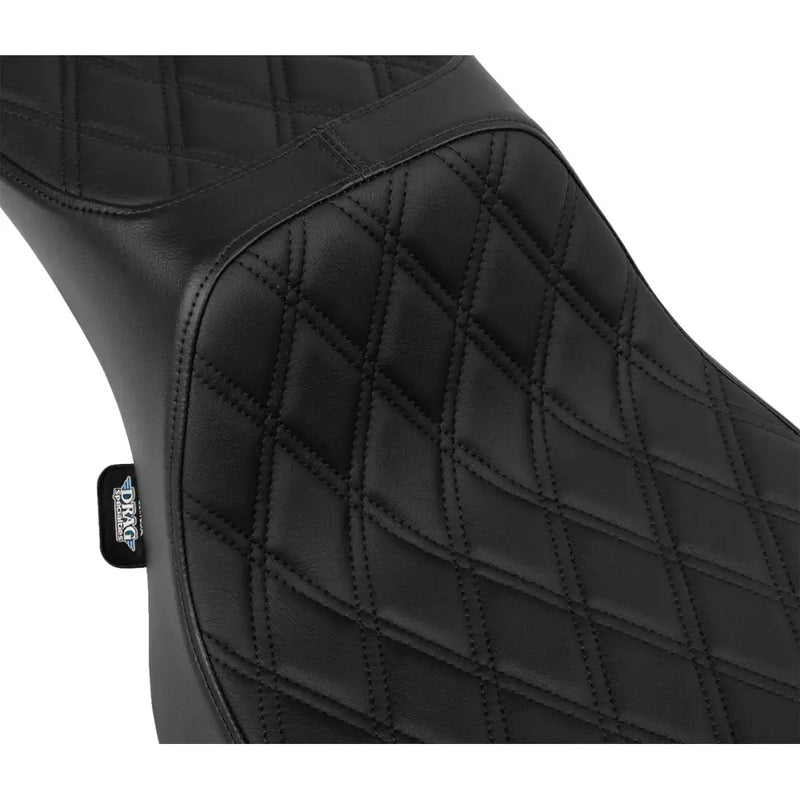 Drag Specialties Asiento Performance Predator 2-Up Extended Reach para Harley