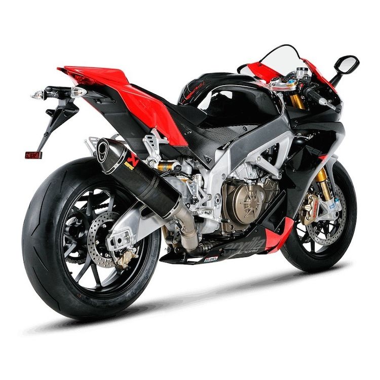 Akrapovic Slip-On Series Muffler for Aprilia 17-20 RSV4 (Carbon muffler with carbon end cap) (S-A10SO9-RC)