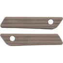 Arlen Ness 10 Gauge Saddlebag Latch Covers for Harley 14-25 Touring (exkl. 23-25 CVO; 24-25 Road Glide / Street Glide) / Titanium  - Customhoj