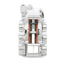 Arlen Ness 6-piston 11.8" Front Brake Caliper for Harley