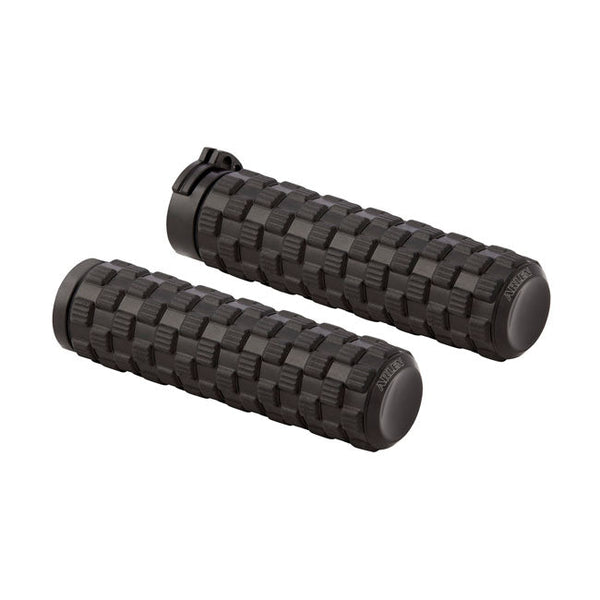 Arlen Ness Air Trax Grips HD TBW Black