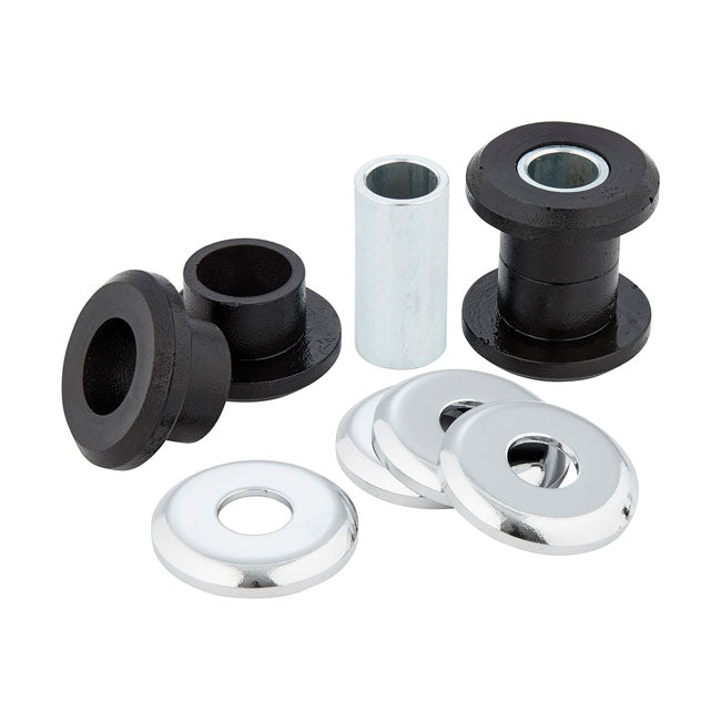 Arlen Ness Polyurethane Bushing Handlebar Riser Damper Kit for Harley Chrome / 73-17 Big Twin (excl. 80-17 Touring)