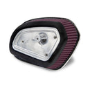 Arlen Ness Stage 1 Big Sucker Air Cleaner Round/Wedge for Harley 17-22 Touring / Chrome