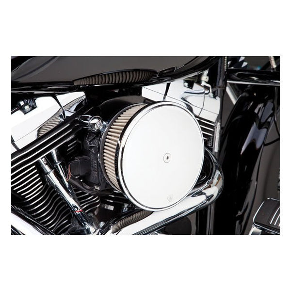 Arlen Ness Stage 2 Big Sucker Air Cleaner with cover for Harley 01-15 Softail; 99-17 Dyna (excl. 2017 FXDLS); 02-07 FLT/Touring / Chrome