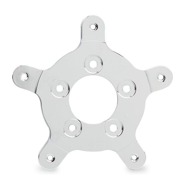 Arlen Ness Touring Brake Disc Adapters for Harley 5-bolt Harley hub (3.25" bolt circle) / Chrome