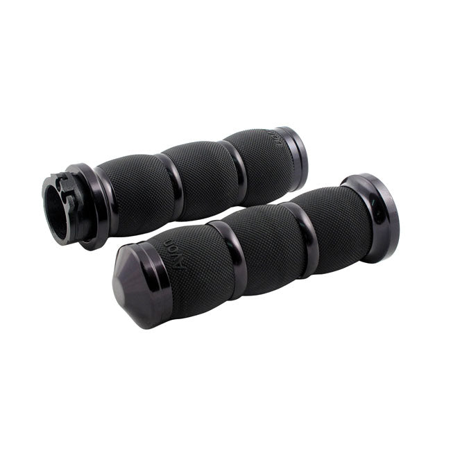 Avon Air Cushioned Motorcycle Grips HD Black