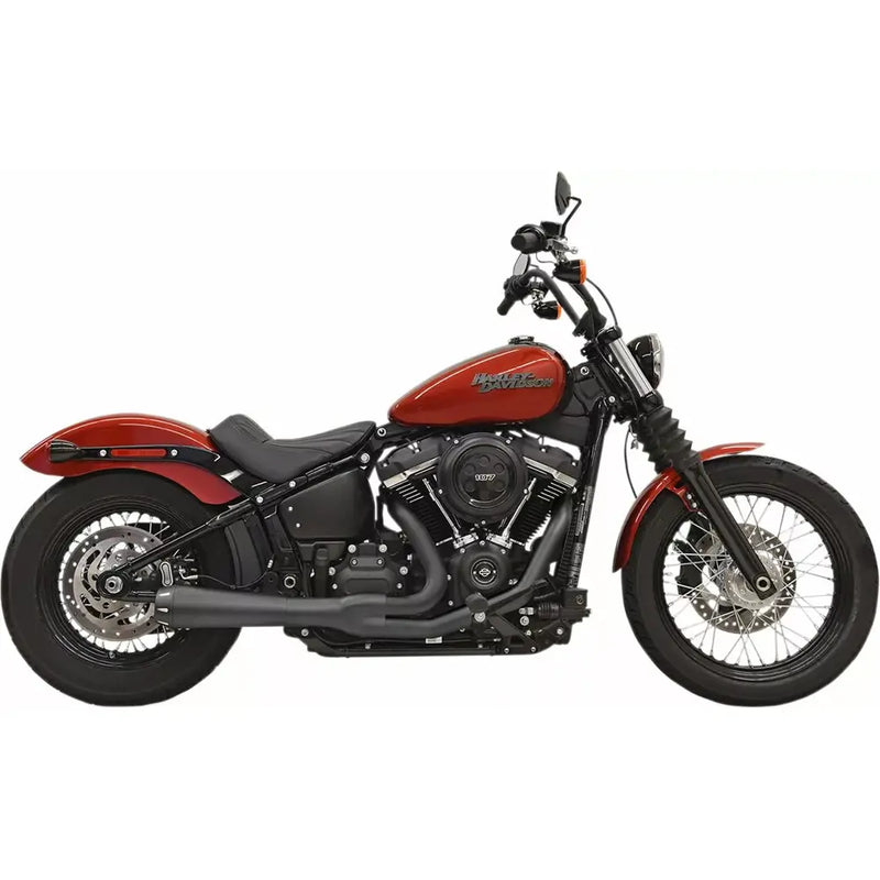 Sistema de escape Bassani Road Rage Megáfono corto 2 en 1 para Harley