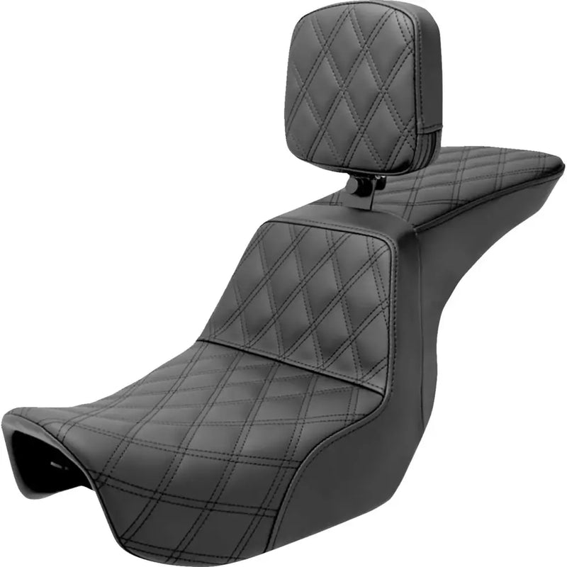 Saddlemen Asiento de moto Tour Step-Up para Harley