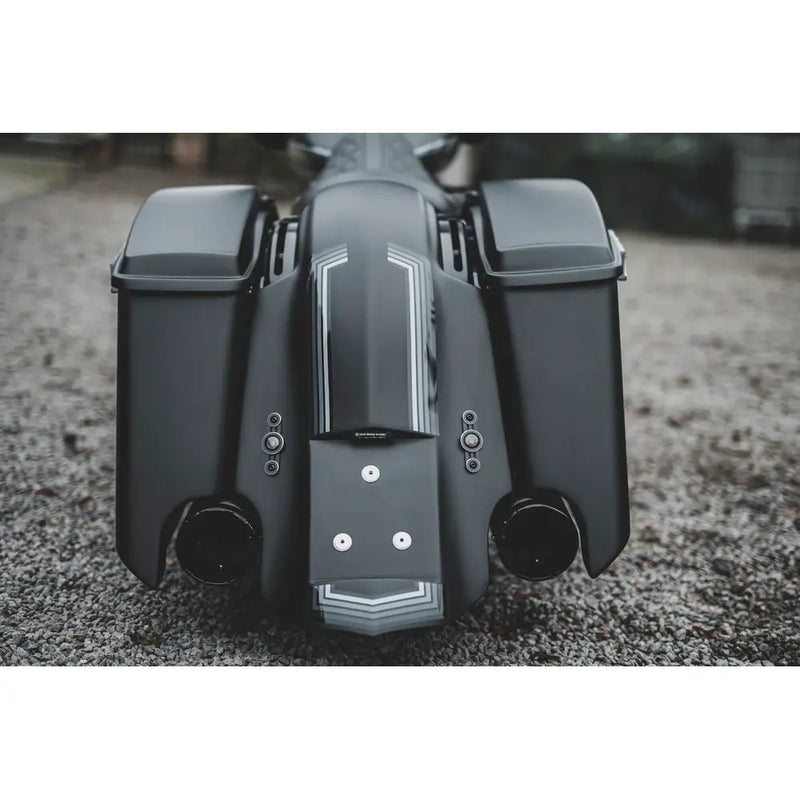 Killer Custom Carcasas de alforjas estiradas de 5" para Harley
