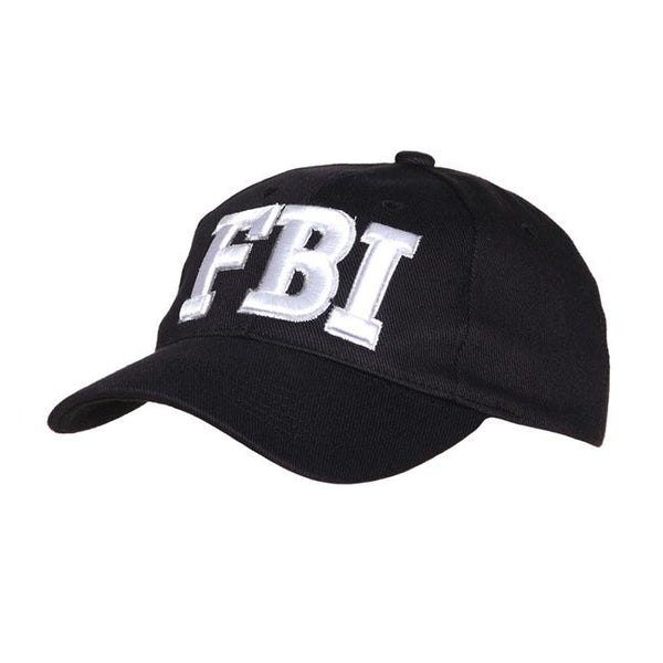Baseball Cap FBI Black - Customhoj