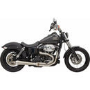 Bassani Road Rage III Stainless 2-into-1 Exhaust System for Harley 99-06 Dyna with mid controls  - Customhoj