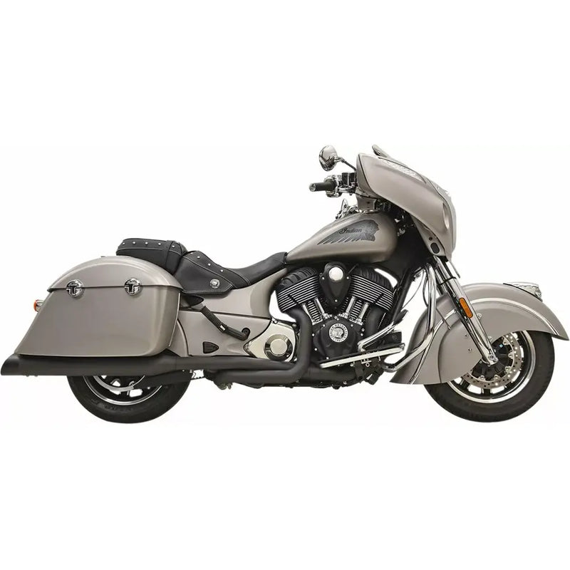 Bassani True Dual Performance Exhaust System for Indian 14-24 Chieftain / Roadmaster / Black  - Customhoj