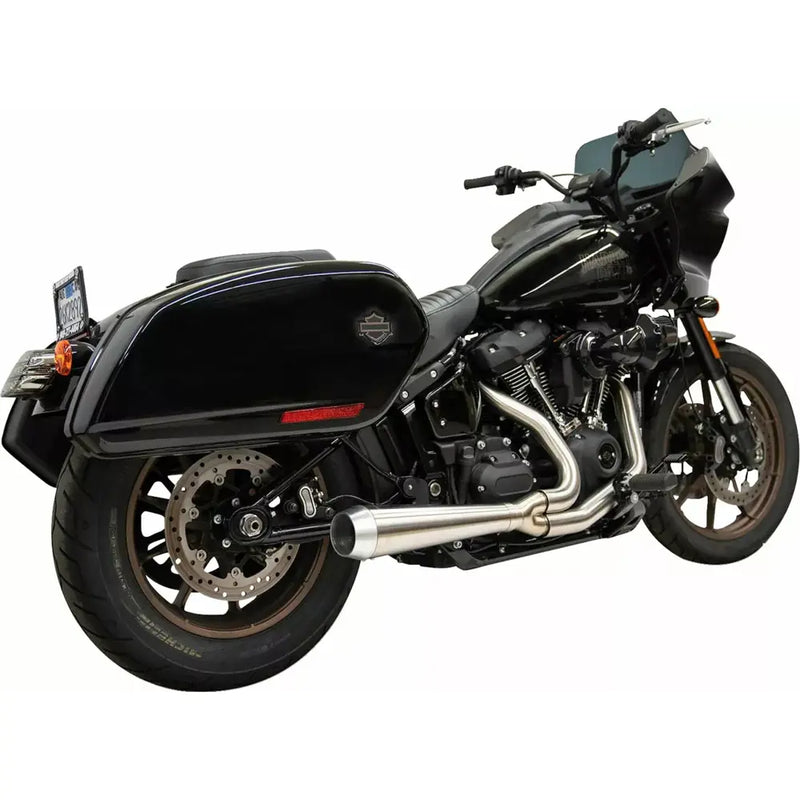 Sistema de escape Bassani Road Rage III inoxidable 2 en 1 para Harley