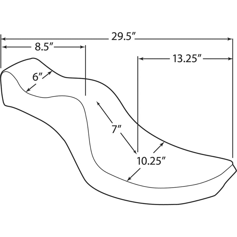 Drag Specialties Mini asiento King y Queen para Harley