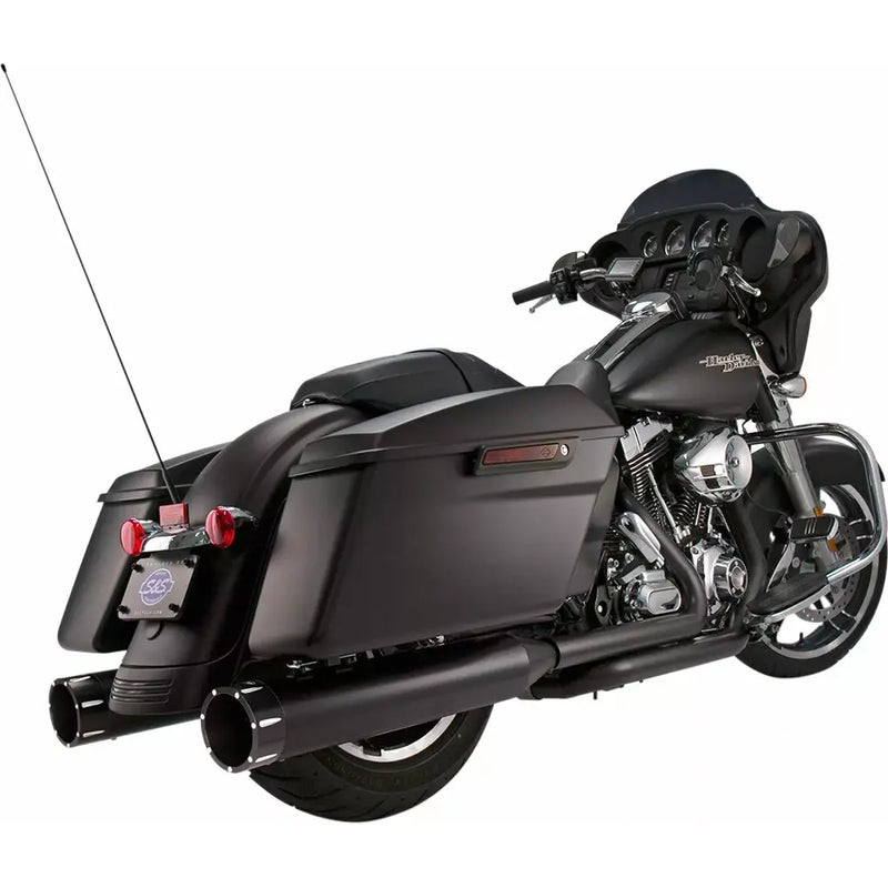 S&S Sistema de escape El Dorado True Dual para Harley