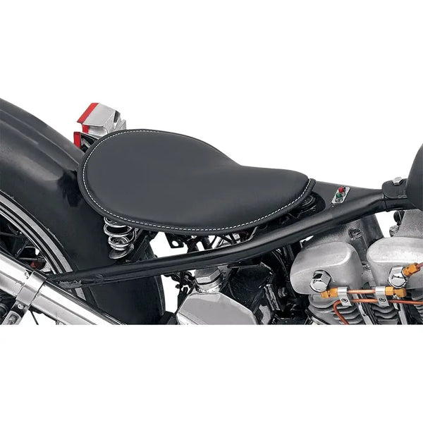 Drag Specialties Asiento individual para motocicleta pequeño y de perfil bajo con muelles