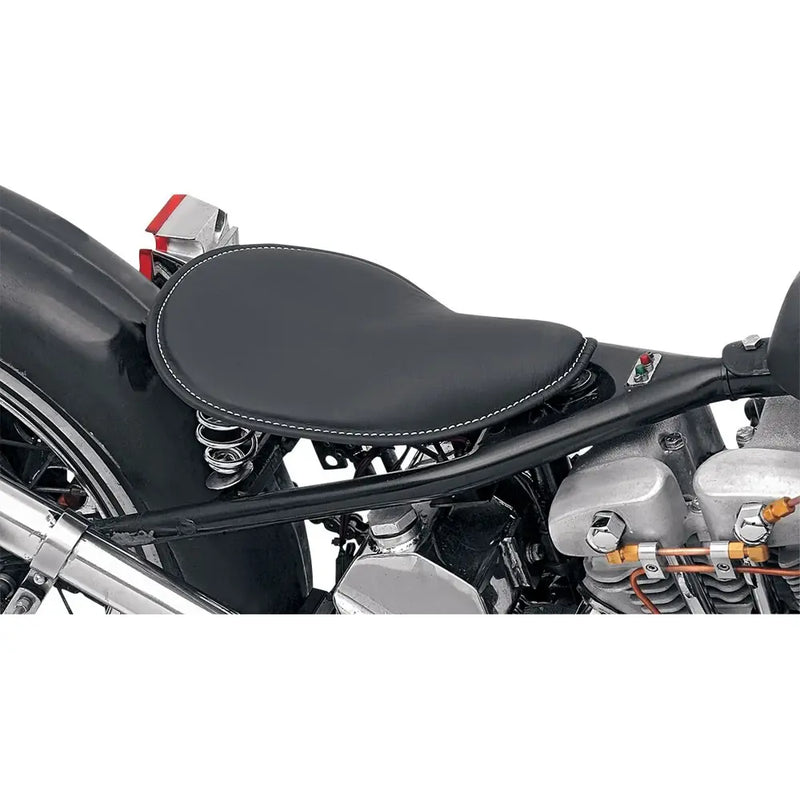 Drag Specialties Asiento individual para motocicleta pequeño y de perfil bajo con muelles