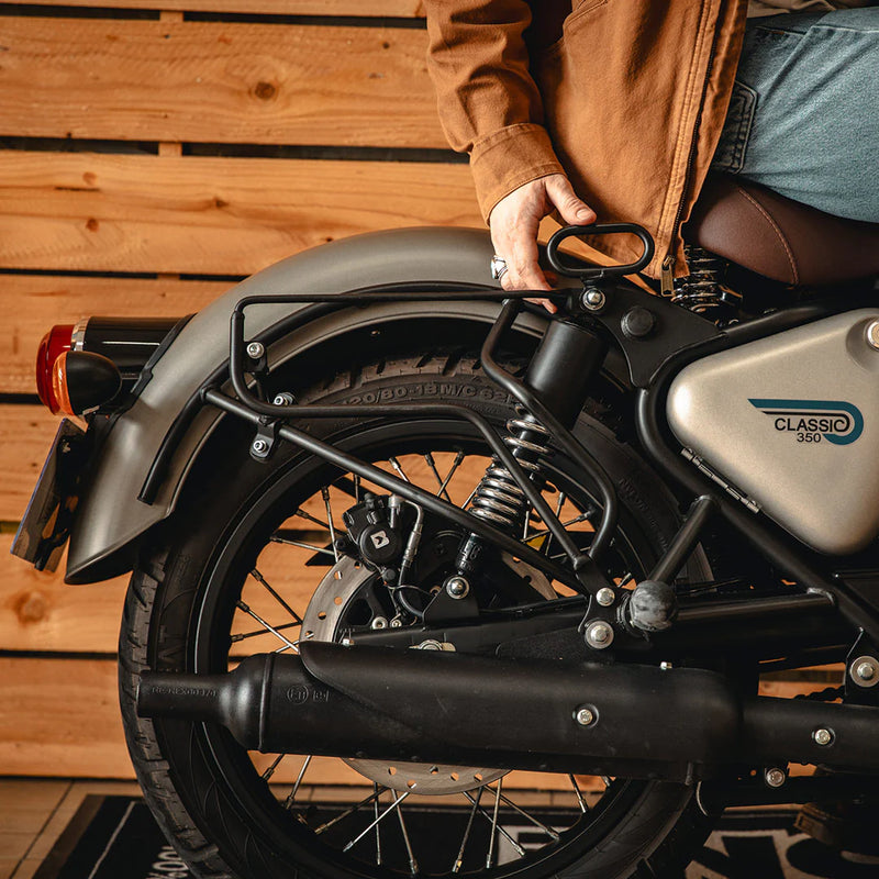 Longride Kit de soporte para alforjas con enganche para Royal Enfield