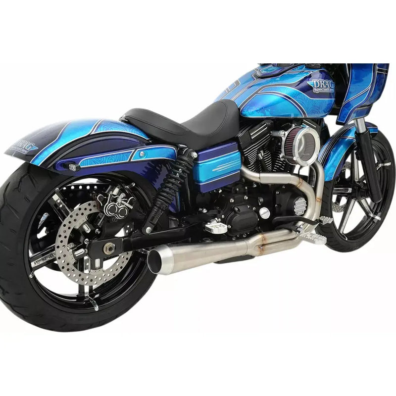 Sistema de escape Bassani Road Rage III inoxidable 2 en 1 para Harley