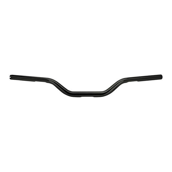 Biltwell 1-1/8" Tracker Mid O/S Motorcycle Handlebars Black / E-Throttle