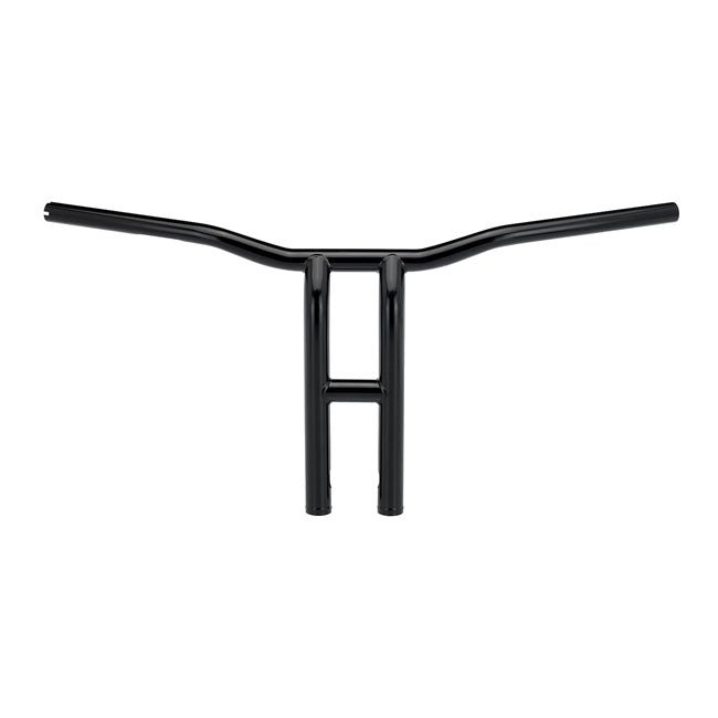 Biltwell 1-1/8" Tyson XL Pullback Motorcycle Handlebars 14" Black / E-Throttle