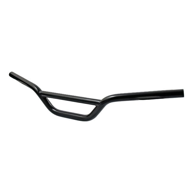 Biltwell 1" Moto Bar Motorcycle Handlebars Black / No dimples