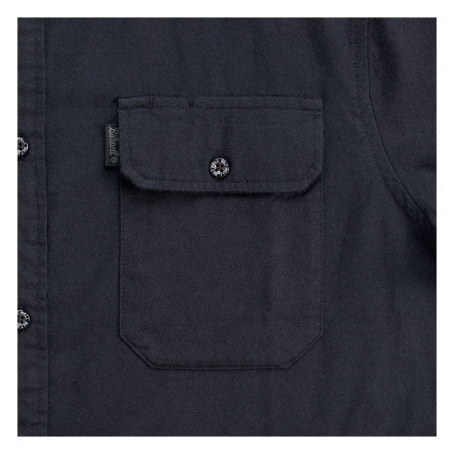 Biltwell Blackout Flannel Shirt Black